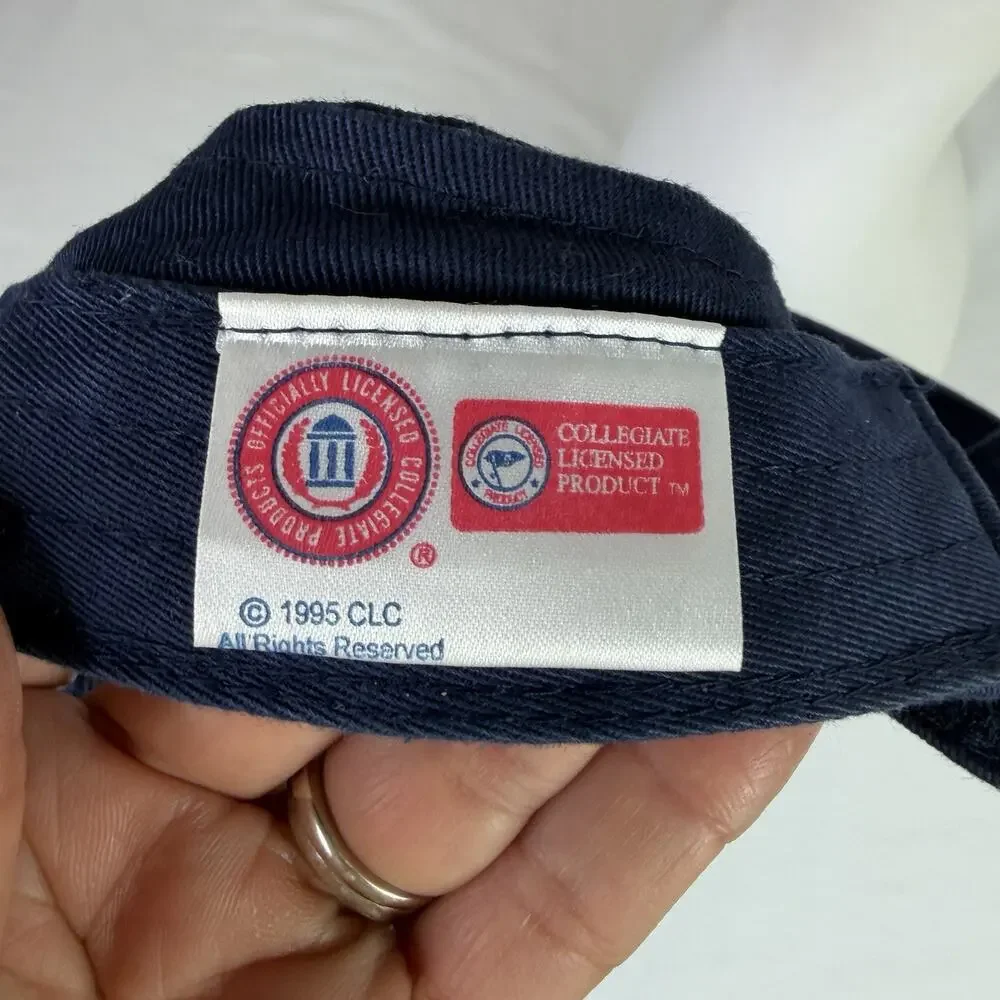 GWU The George Washington University Navy Blue Visor Size OS, 100% cotton